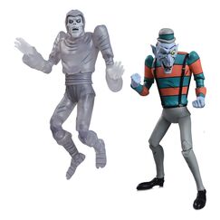 Zestaw 2 figurek Teenage Mutant Ninja Turtles: Saturday Morning Adventures - Creepy Eddie & Shibano-Sama