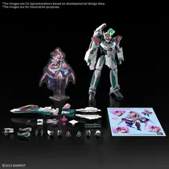 Model do składania Macross Delta HG 1/100 - VF-31S Siegfried (Arad Molders Use) Deluxe Set
