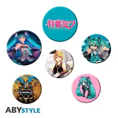 Przypinki Hatsune Miku (6 szt.)