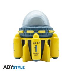 Kubek 3D z pokrywką Dragon Ball - Time Machine (350 ml)