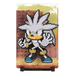 Figurka magnes Sonic the Hedgehog FiGGYZ - Silver