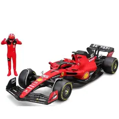 Model pojazdu z figurką Formuła 1 Bburago 1/24 - FERRARI SF-23 z figurką Charles Leclerc