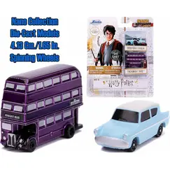 Zestaw 2 mini modeli samochod&oacute;w Harry Potter Nano Hollywood Rides - 1959 Ford Anglia & The Knight Bus