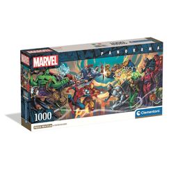 Puzzle z plakatem Marvel Heroes Panorama High Quality Collection (1000 element&oacute;w)