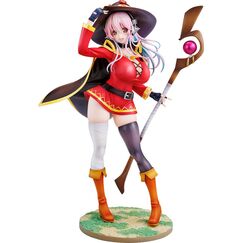 Figurka Super Sonico x KonoSuba KDcolle 1/7 - Super Sonico Megumin Collaboration Ver.