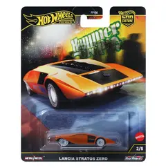 Model pojazdu Hot Wheels Premium Hammer Drops 1/64 - Lancia Stratos Zero HRV77