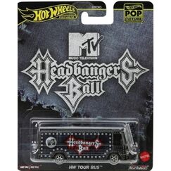 Model pojazdu Hot Wheels Premium Pop Culture 1/64 - HW Tour Bus (MTV Headbangers Ball) (JBL64)
