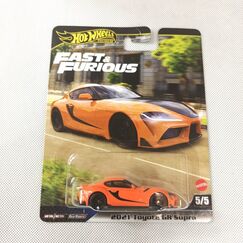 Model pojazdu Hot Wheels Premium 1/64 - 2021 Toyota GR Supra (Szybcy i Wściekli) (JBM00)