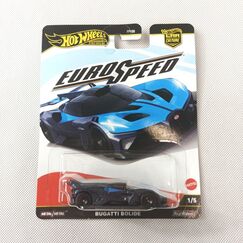 Model pojazdu Hot Wheels Premium EuroSpeed 1/64 - Bugatti Bolide (JBK79)