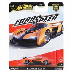 Model pojazdu Hot Wheels Premium EuroSpeed 1/64 - McLaren Solus GT (JBK78)