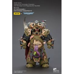 Figurka Warhammer 40k 1/18 - Death Guard Deathshroud Terminators Champion with Manreaper and Plaguespurter Gauntlets