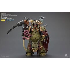 Figurka Warhammer 40k 1/18 - Death Guard Deathshroud Terminator 2 with Manreaper and Plaguespurter Gauntlet
