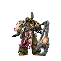 Figurka Warhammer 40k 1/18 - Death Guard Blightlord Terminator 2 with Flail of Corruption