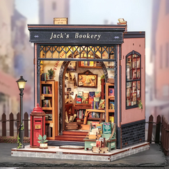 Drewniany model do sklejania Miniature House - Jack's Bookery