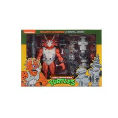 Zestaw figurek Teenage Mutant Ninja Turtles - Triceraton Infantryman & Roadkill Rodney
