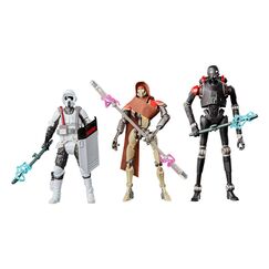 Zestaw figurek Star Wars Jedi: Survivor Vintage Collection - Gaming Greats Special (Riot Scout Trooper, KX-series Security Droid, MagnaGuard)