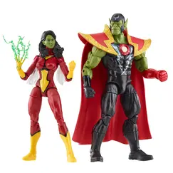 Zestaw 2 figurek Avengers Marvel Legends - Skrull Queen i Super-Skrull