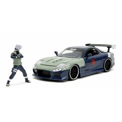 Model samochodu Naruto 1/24 - 1993 Mazda RX-7 (wraz z figurką Kakashi Hatake)