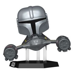 Figurka Star Wars The Mandalorian POP! Rides - The Mandalorian in N-1 Starfighter (with R5-D4)
