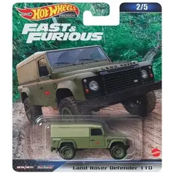 Model pojazdu Hot Wheels Premium 1/64 - Land Rover Defender 110 (Szybcy i Wściekli) (HKD26)
