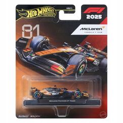 Model pojazdu Hot Wheels Premium Formula 1 (2025) 1/64 - McLaren Formula 1 Team #81 (JKD81)