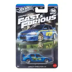 Model pojazdu Hot Wheels Silver Series 1/64 - Lancer Evolution VII (Szybcy i Wściekli) (JBY47)
