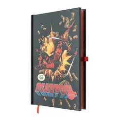 Notes premium A5 z podświetleniem Deadpool