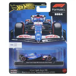 Model pojazdu Hot Wheels Premium Formula 1 (2025) 1/64 - Visa Cash App RB Formula One Team/Equipe (#22) (JBM14)