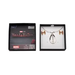 Zestaw biżuterii Marvel - WandaVision (naszyjnik, kolczyki)