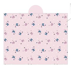 Koc z kapturem Disney Lilo i Stitch - Stitch i Angel (120x150 cm)