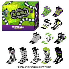 Zestaw prezentowy 12 par skarpet Beetlejuice (40-45)