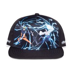 Czapka z daszkiem męska  Naruto Shippuden - Naruto vs Sasuke