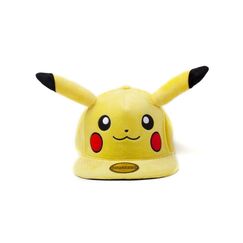 Czapka z daszkiem pluszowa Pokémon - Pikachu