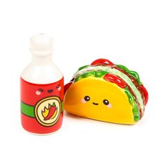 Zestaw solniczka i pieprzniczka Kawaii - Taco & Sauce