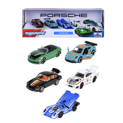 Zestaw 5 samochod&oacute;w Ride Cool 1/64 - Porsche
