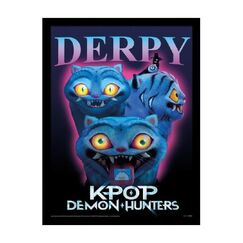 Plakat K-Pop Demon Hunters - Derpy 45x35cm