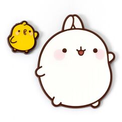 Przypinka Molang & Piu Piu