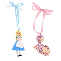Zestaw 2 zawieszek Disney - Alice & Cheshire Cat