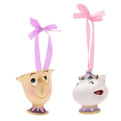 Zestaw 2 zawieszek Disney - Chip & Mrs Potts
