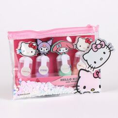 Zestaw 4 mini zakreślaczy Hello Kitty & Friends