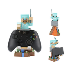 Podstawka pod kontroler / telefon Minecraft - Steve in armour 20cm