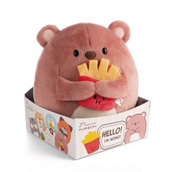 Pluszak Big Friends - Bear Nomo with French fries 27cm