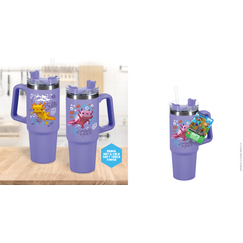 Kubek podr&oacute;żny XL Minecraft - Purple 900ml