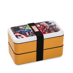Pudełko śniadaniowe ze sztućcami Marvel - Avengers (18x10 cm)