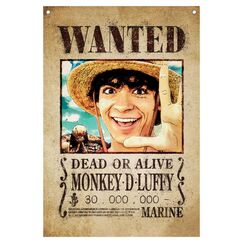 Ozdoba na ścianę One Piece  Netflix - Wanted 125x85cm