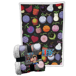 Koc sherpa One Piece - Fruits 100x150cm