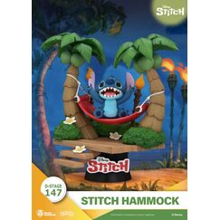 Figurka Disney Stitch D-Stage - Stitch Hammock