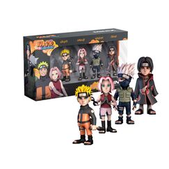 Zestaw 4 figurek Naruto Minix - Naruto, Sakura, Kakashi, Itachi