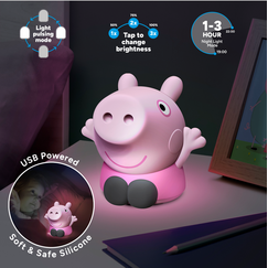 Lampka Świnka Peppa SquishyGlo