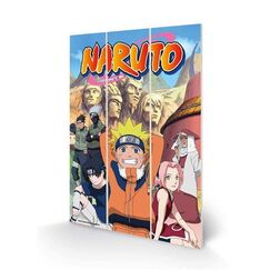 Nadruk na drewnie Naruto - The Hidden Leaf Village 20x29.5cm